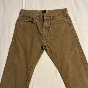 J Crew 5 pocket corduroy pants slim straight 30w x 30l